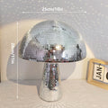 Disco Mushrooms Bedroom Decoration Mirror Mushroom Modern Home Decor Party Decorations Retro Reflective Mushroom Home Decor