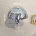 Disco Mushrooms Bedroom Decoration Mirror Mushroom Modern Home Decor Party Decorations Retro Reflective Mushroom Home Decor